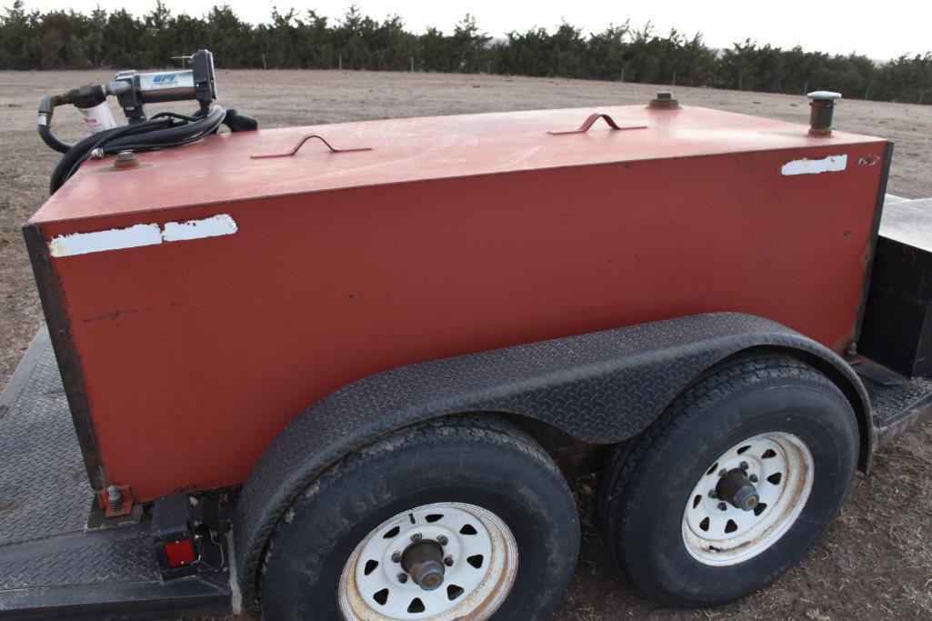 Shop built 600 gal. fuel trailer