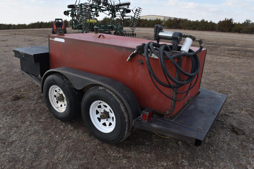 Shop built 600 gal. fuel trailer