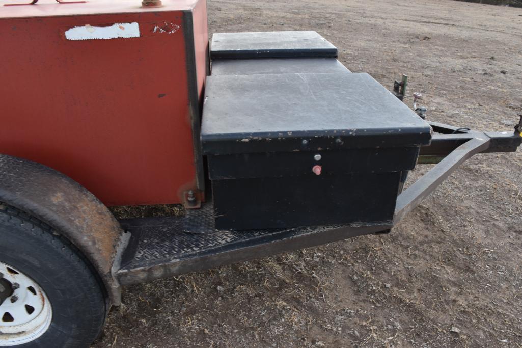 Shop built 600 gal. fuel trailer