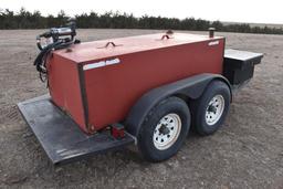 Shop built 600 gal. fuel trailer