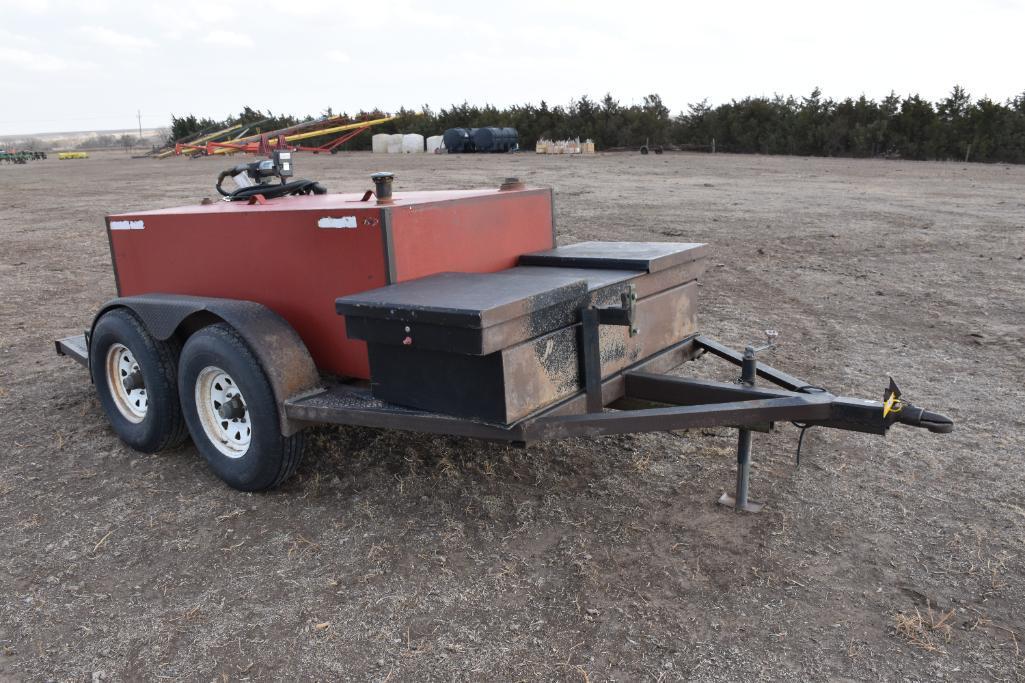 Shop built 600 gal. fuel trailer