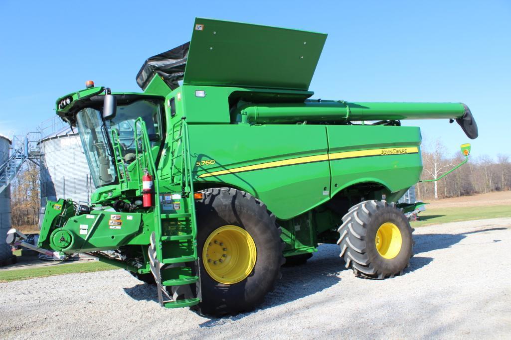 2018 John Deere S760 2wd combine