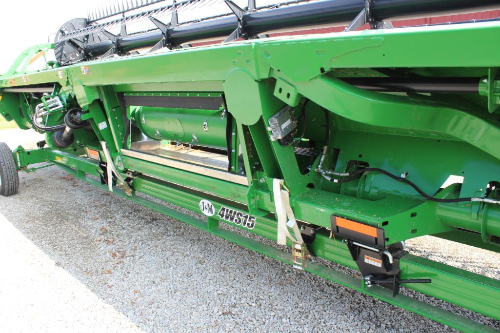 2018 John Deere 635FD 35' Hydraflex flex draper