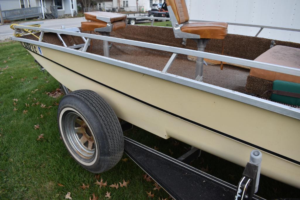 Kenner Boats Ski Barge 16? fiberglass boat