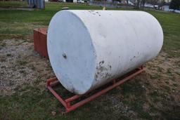 500 gal fuel tank on steel skid