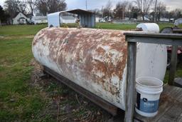 1,000 gal fuel tank (used for waste oil)