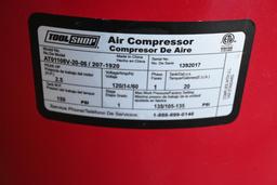 Tool shop 20 gal. portable air compressor