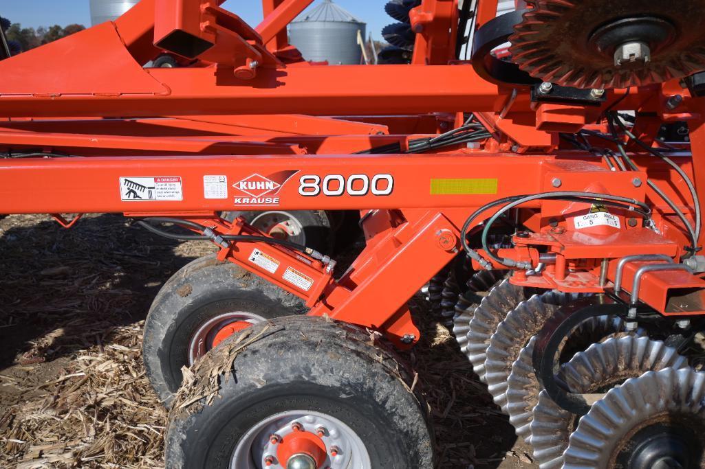 2015 Krause Excelerator 8000 30' vertical tillage tool