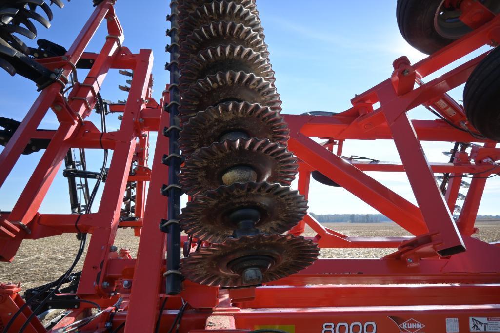 2015 Krause Excelerator 8000 30' vertical tillage tool