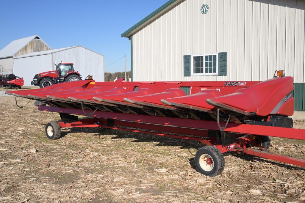 2012 Case-IH 3408 8 row 30" corn head