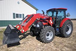 2017 Case-IH 120C MFWD tractor