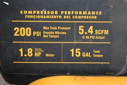 DeWalt 15 gal. portable air compressor