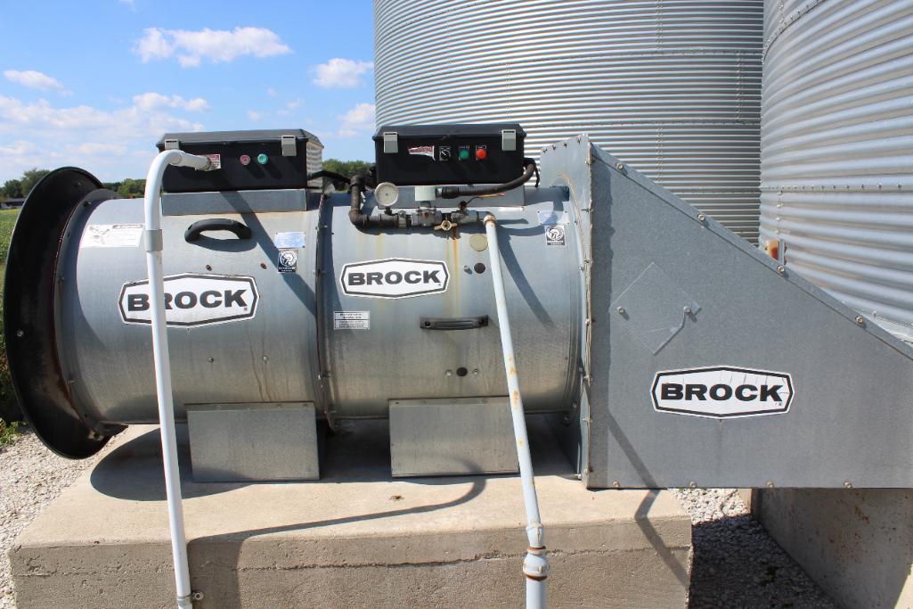 Brock 8-ring 36' grain bin