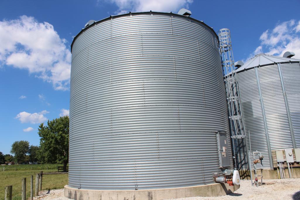 Brock 7-ring 30' grain bin