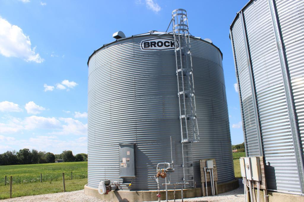 Brock 7-ring 30' grain bin