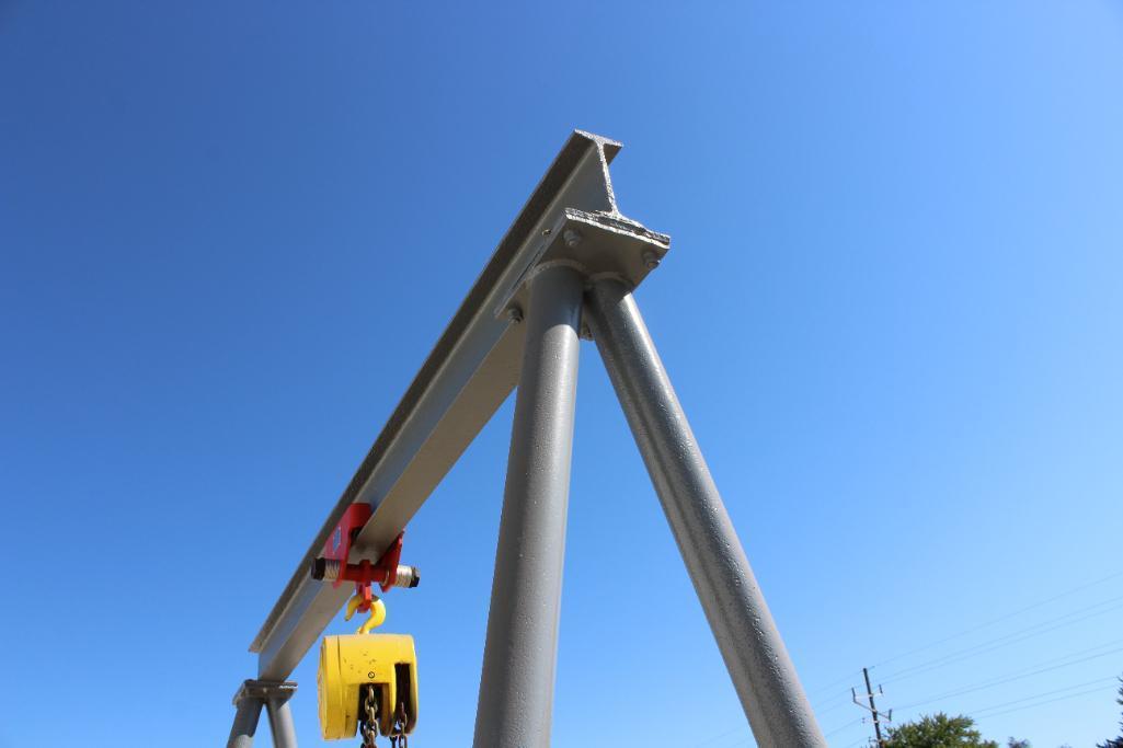 Inland A-Frame 2-ton shop hoist