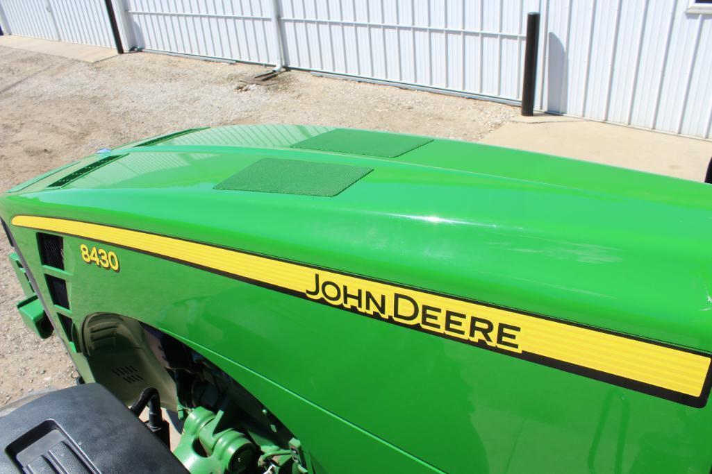 2009 John Deere 8430 MFWD tractor