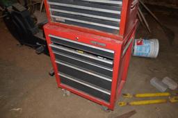 Craftsman 2-piece stacking toolbox with contents