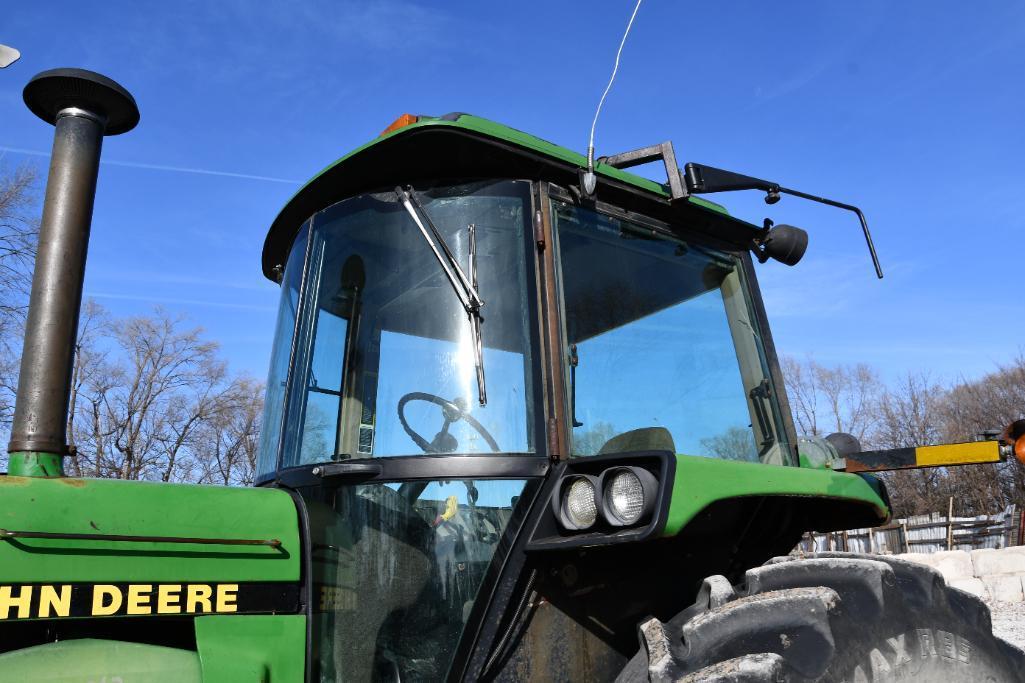 1990 John Deere 4955 MFWD tractor