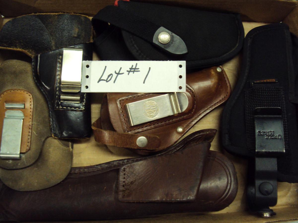ASSORTMENT OF HOLSTERS (6)