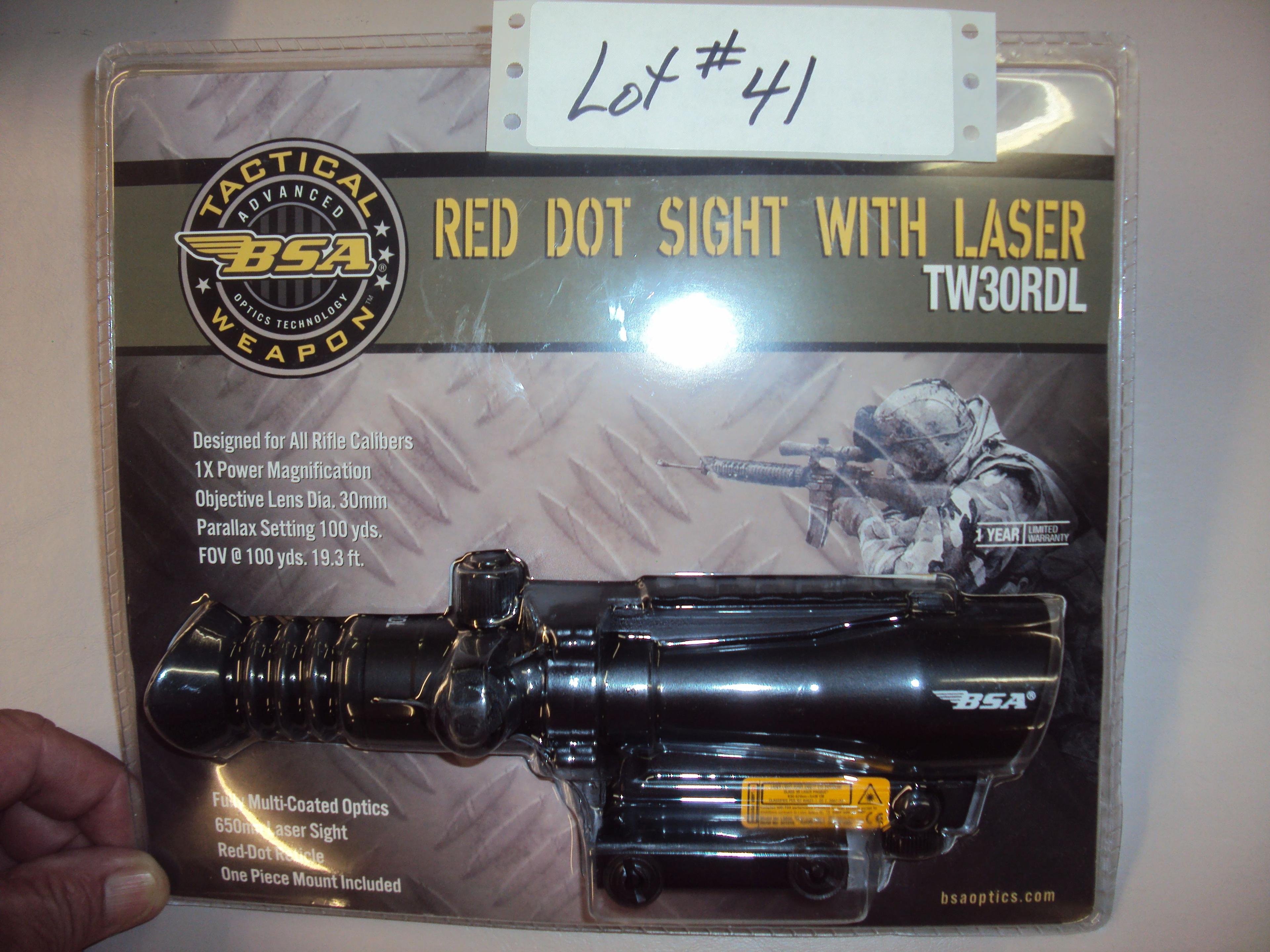 BSA TACTICAL SCOPE TW30RDL NIB