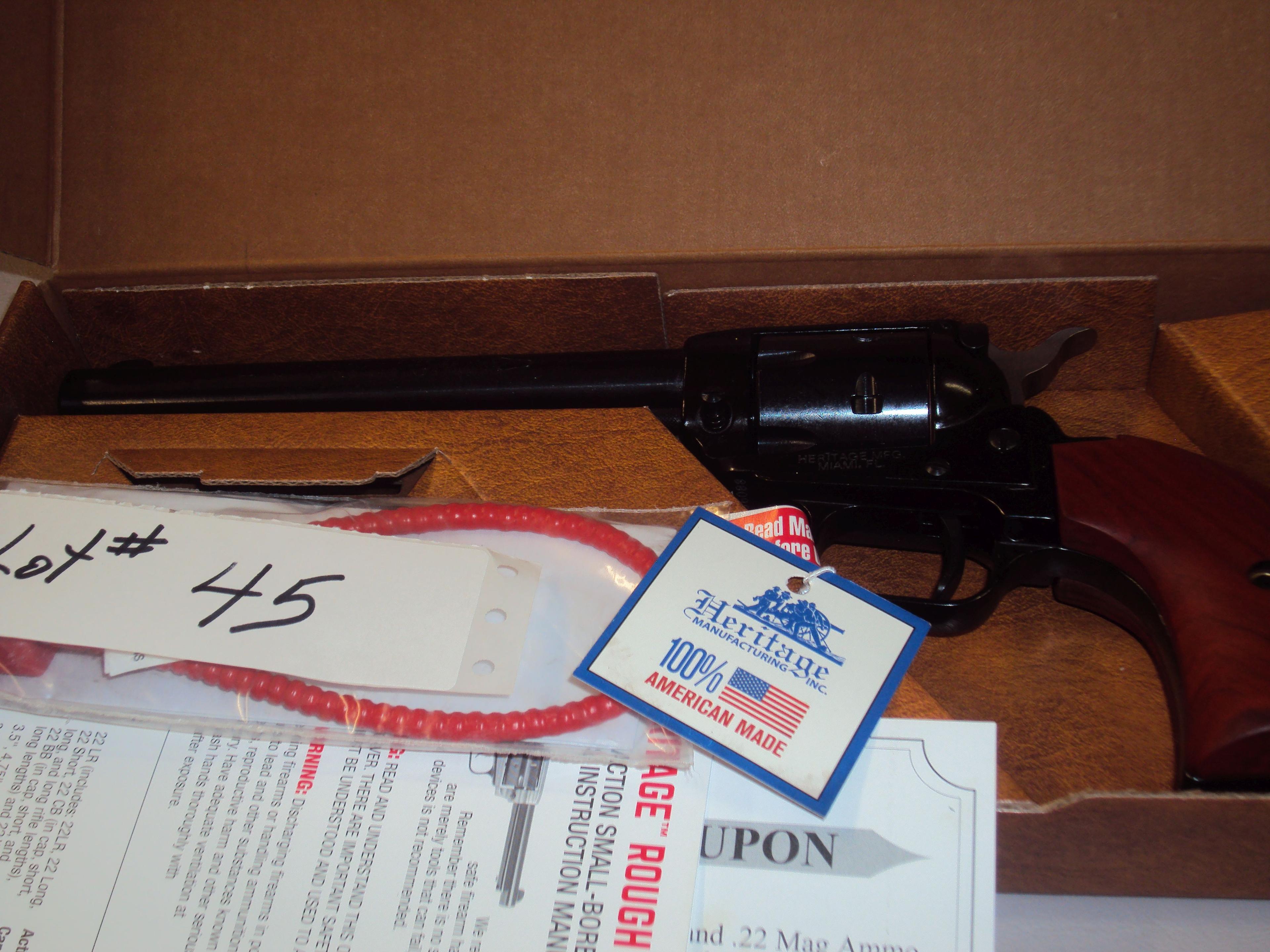 HERITAGE 22 R/R REVOLVER 6 1/2" NIB