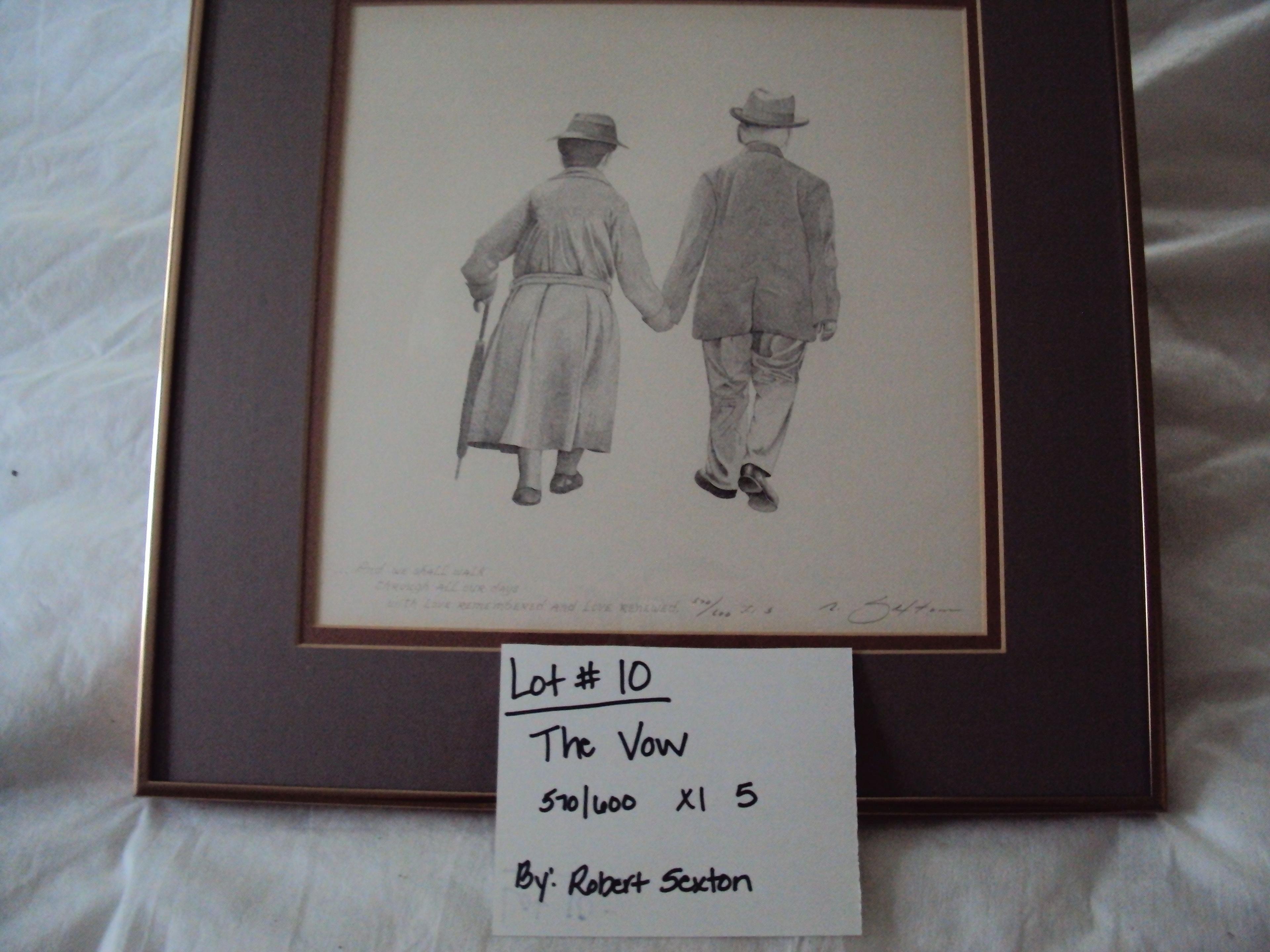 THE VOW, 570/600. XL5, BY ROBERT SEXTON WITH GOLD METAL FRAME