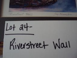 RIVERSTREET WALL BY TING BLESSINGTON WITH GOLD FRAME