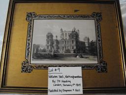 WOLLATON HALL, NOTTINGHAMSHIRE BY JD HARDING, LONDON, JAN 1, 1847 PUBLISHED BY CHAPMAN & HALL WITH G