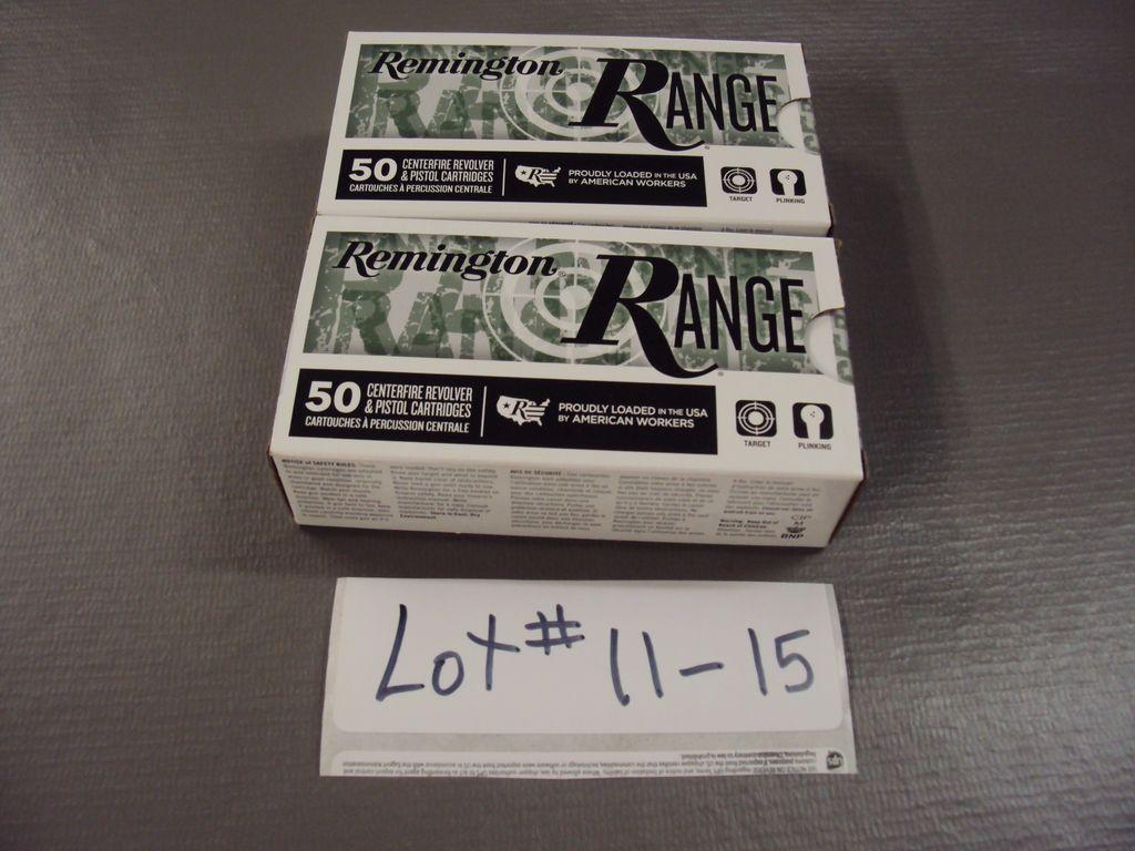 2 BOXES REMINGTON 9MM 115 GR FMJ