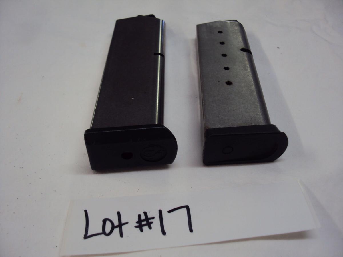 2-1911 45 MAGS. 1 RUGER, 1 KAHR