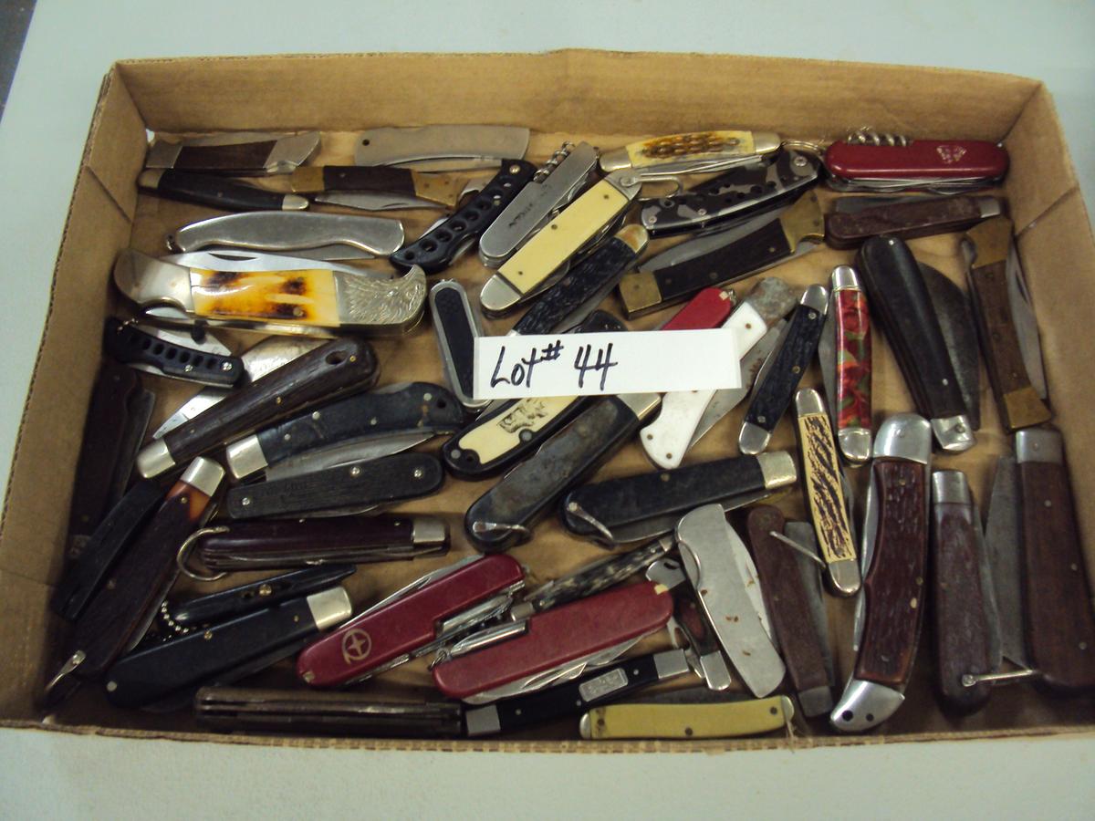APPROX. 50 OLD KNIVES - ALL FOR 1 MONEY