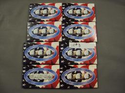 8 PACKS OF PHILADELPHIA MINT EDITION STATE QUARTERS