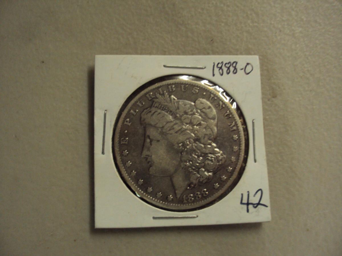 1888-O MORGAN SILVER DOLLAR