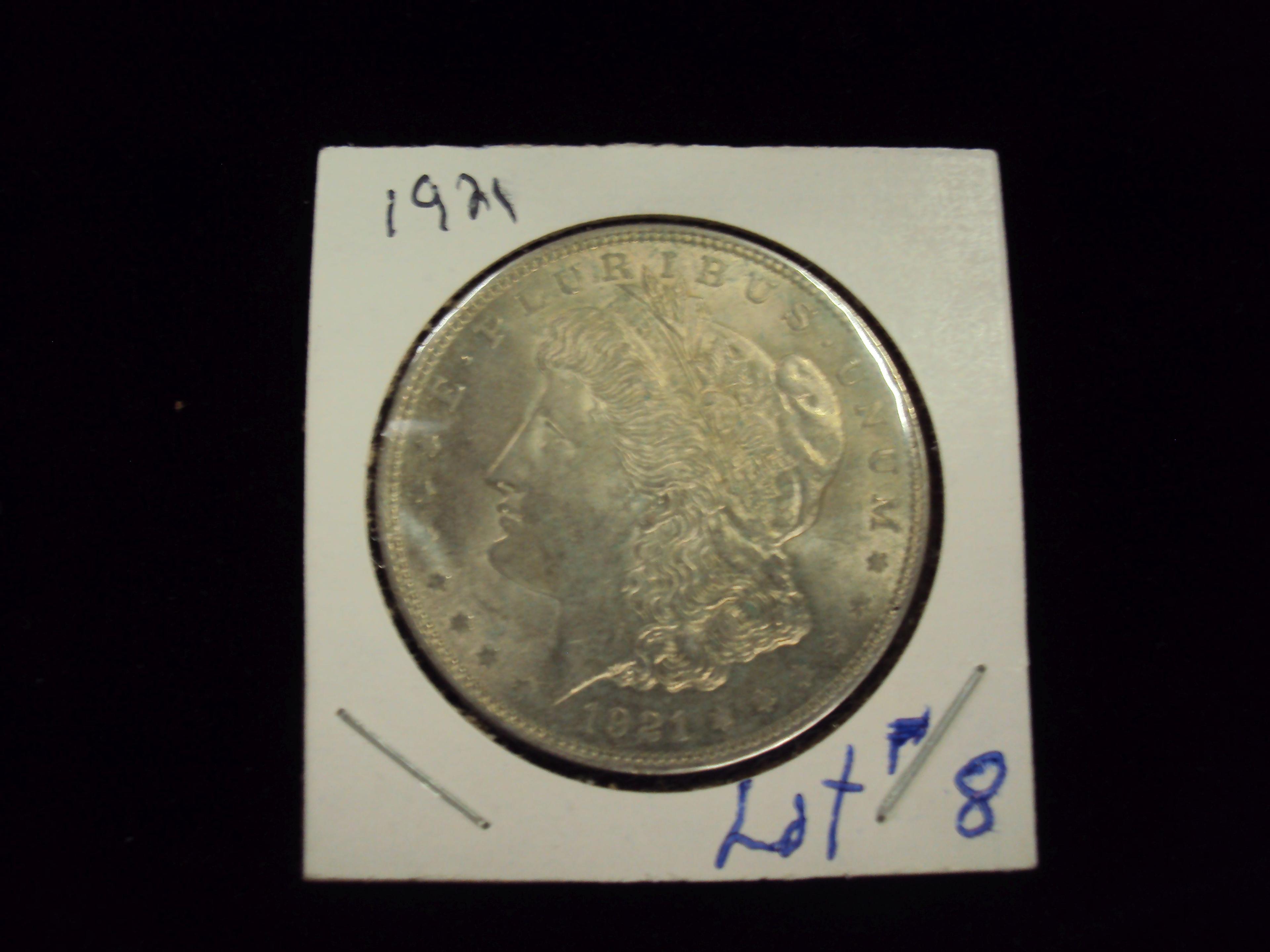 1921 MORGAN SILVER DOLLAR