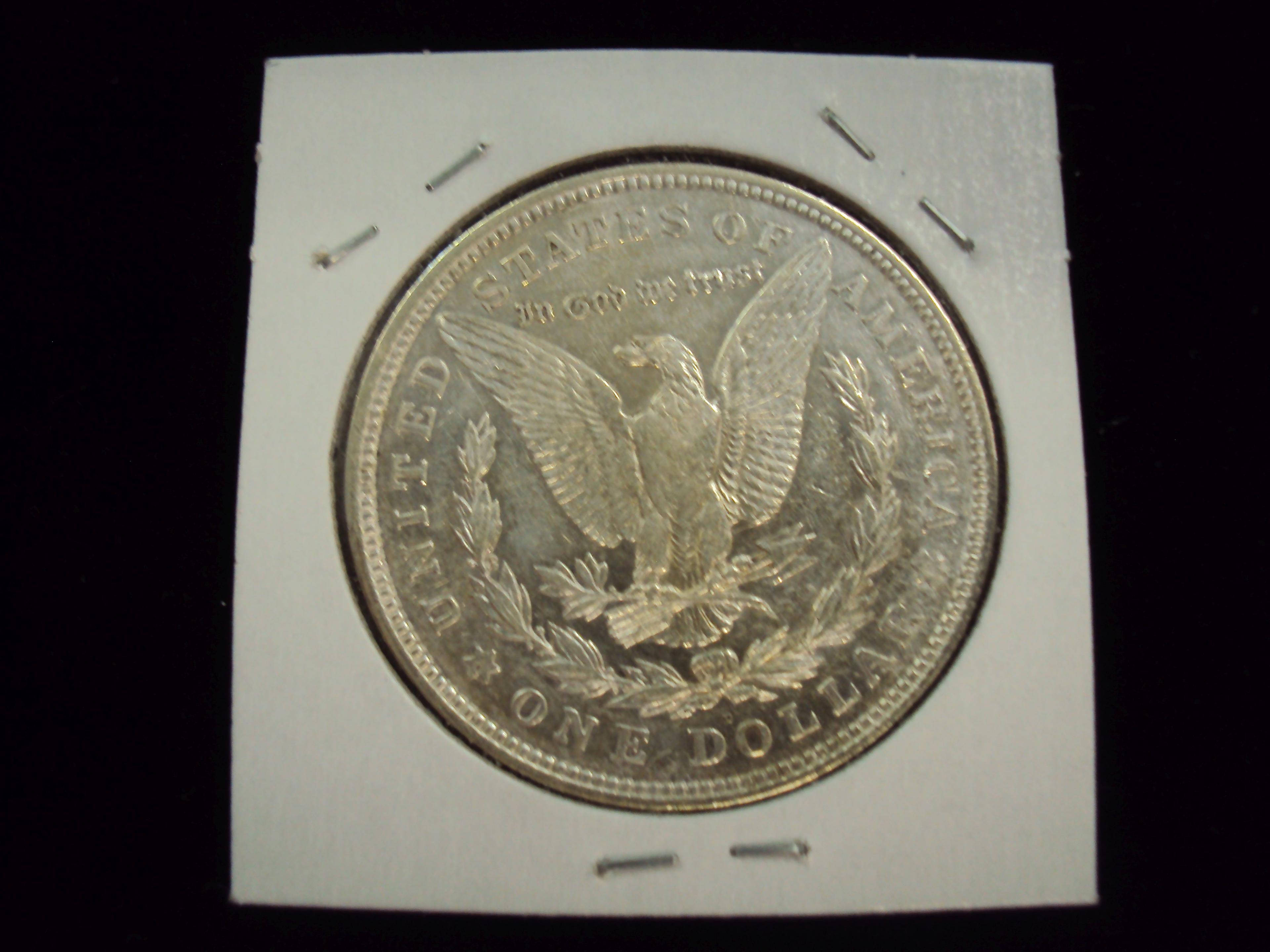 1921-D MORGAN SILVER DOLLAR