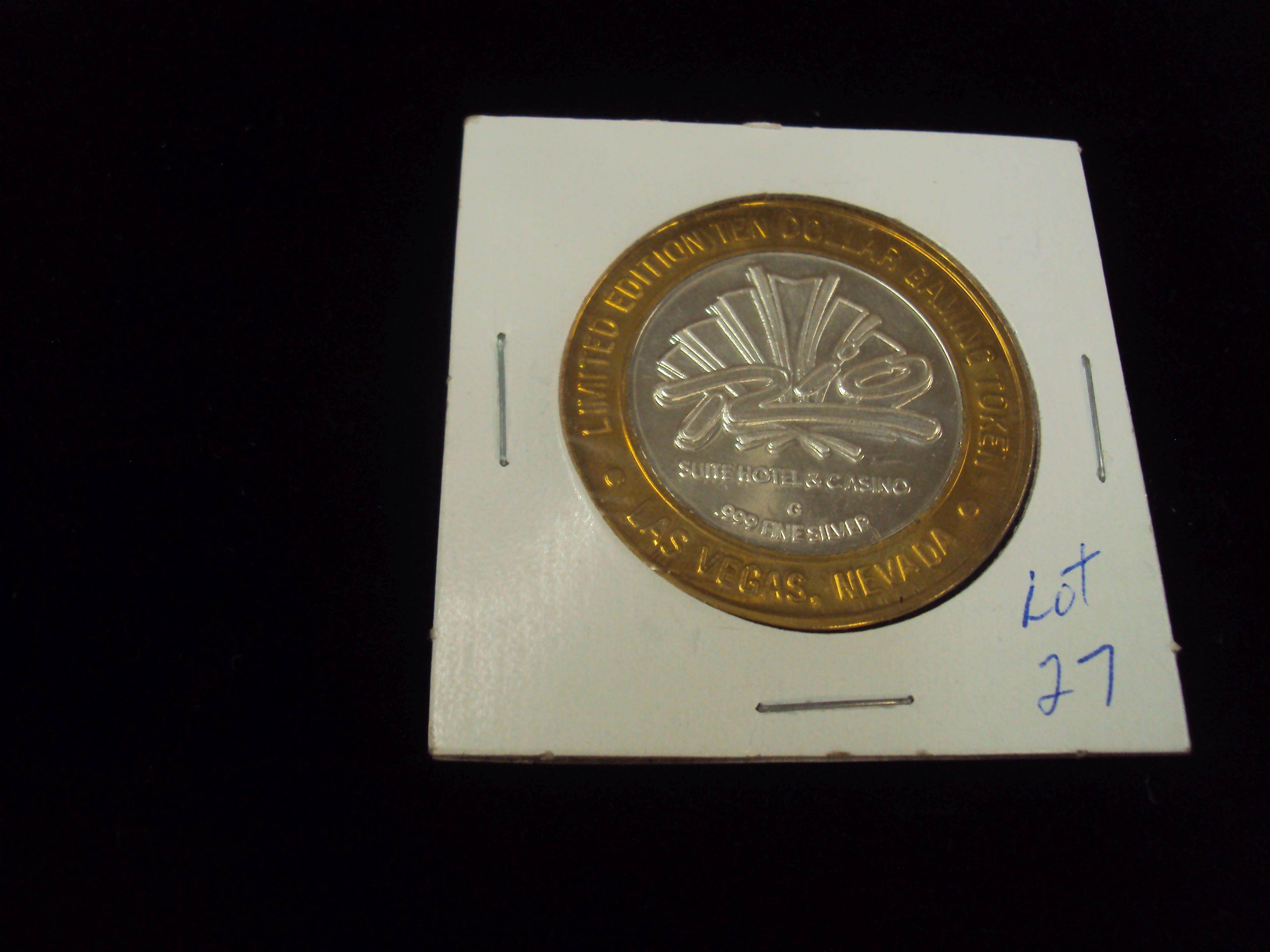 TEN DOLLAR CASINO COIN