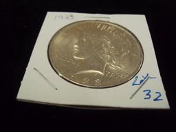 1923 PEACE SILVER DOLLAR