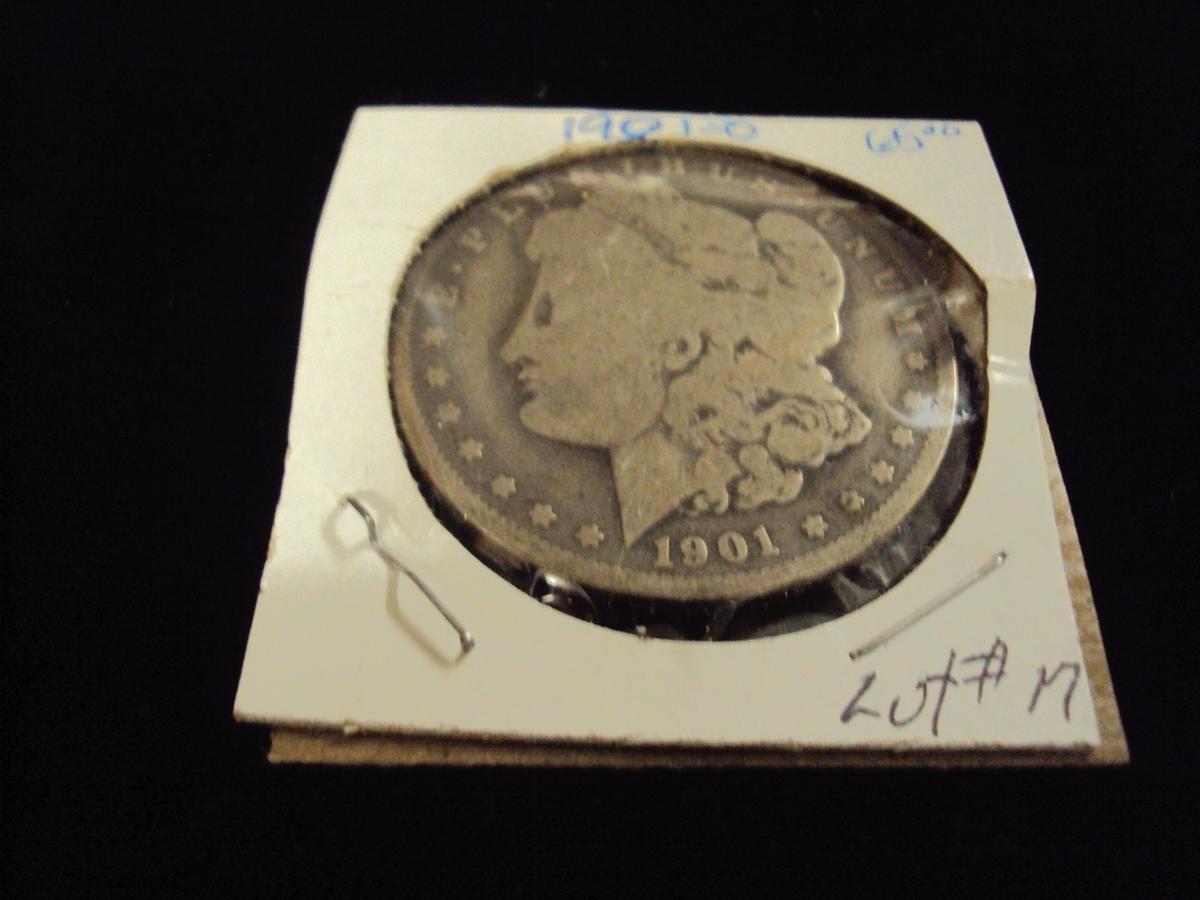 1901-O MORGAN SILVER DOLLAR