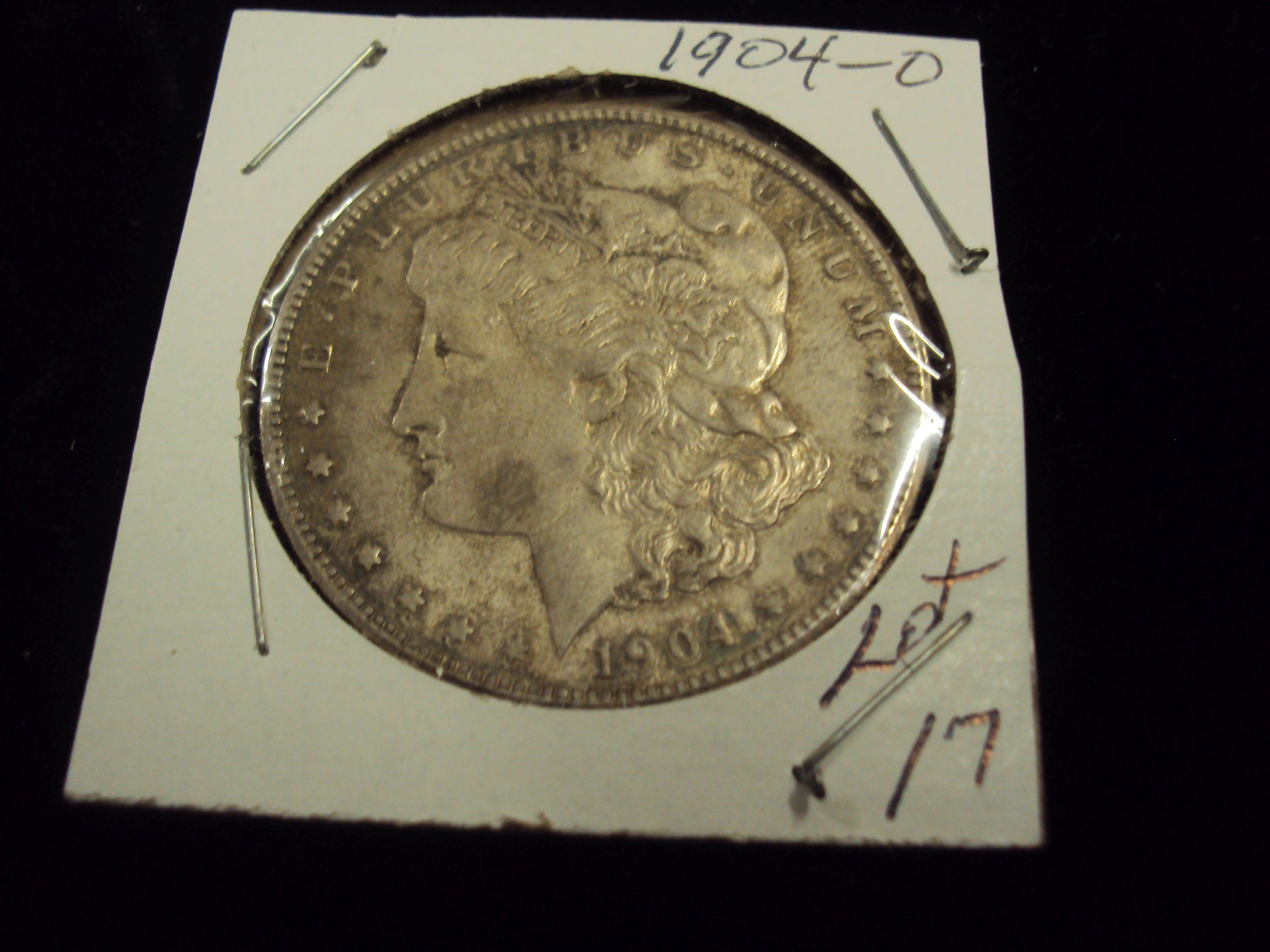 1904-O MORGAN SILVER DOLLAR