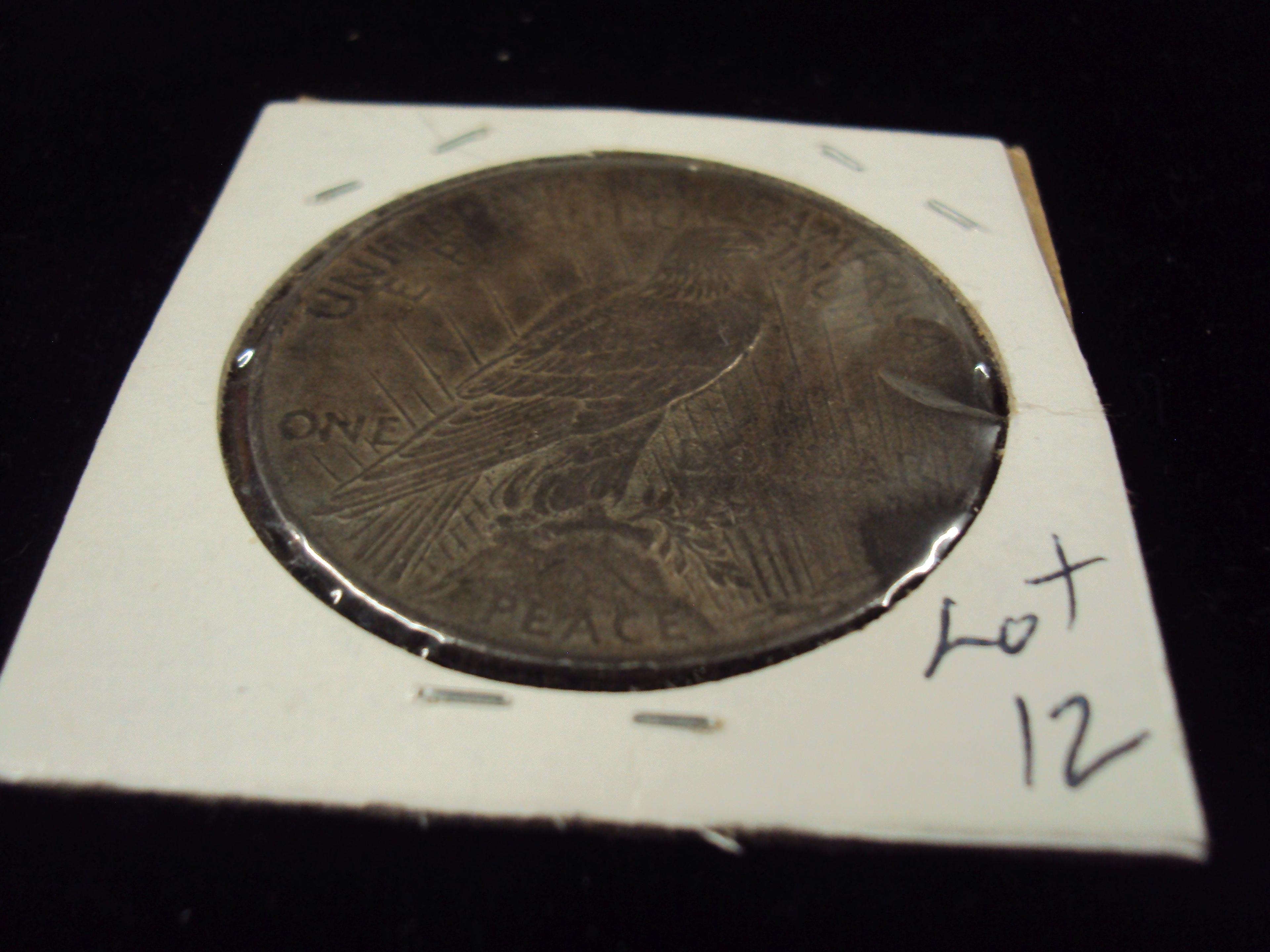 1922 PEACE SILVER DOLLAR