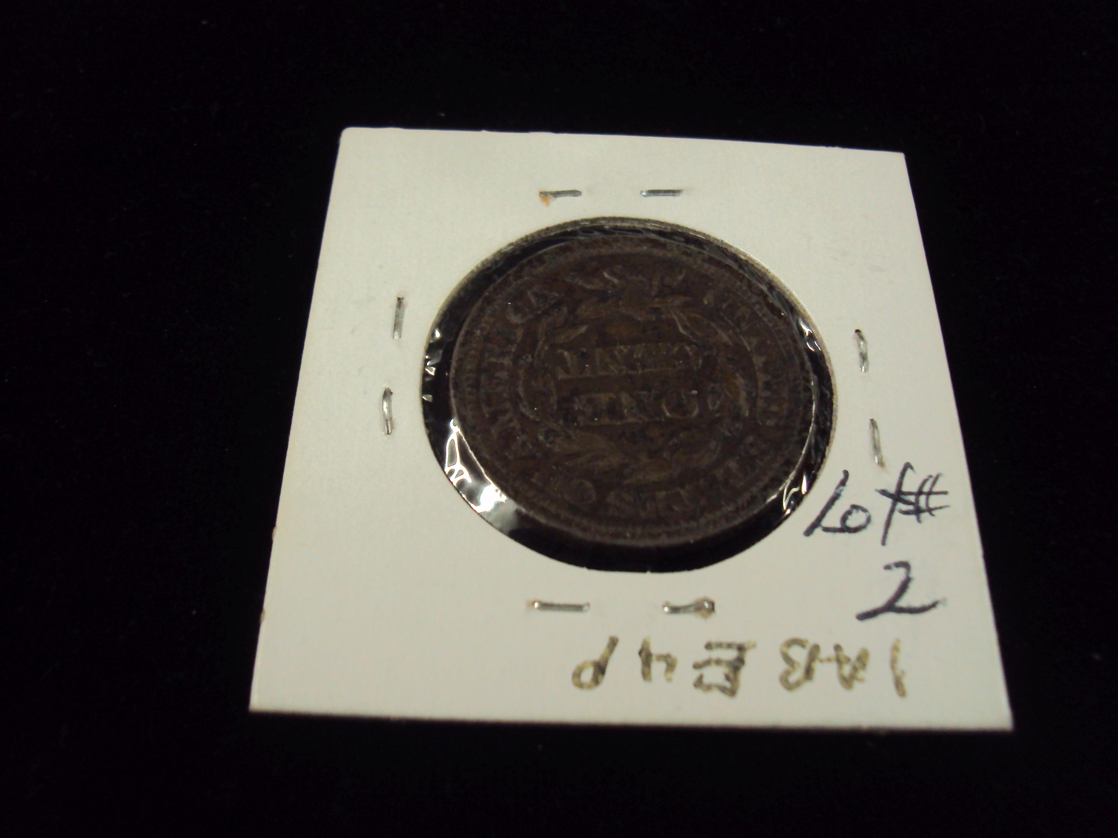 1849 LARGE 1 CENT PIECE