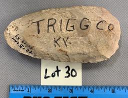 Artifact preform from Trigg County Kentucky