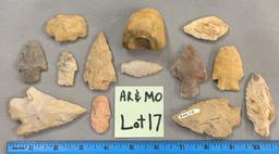 Lot of Arkansas & Missouri points