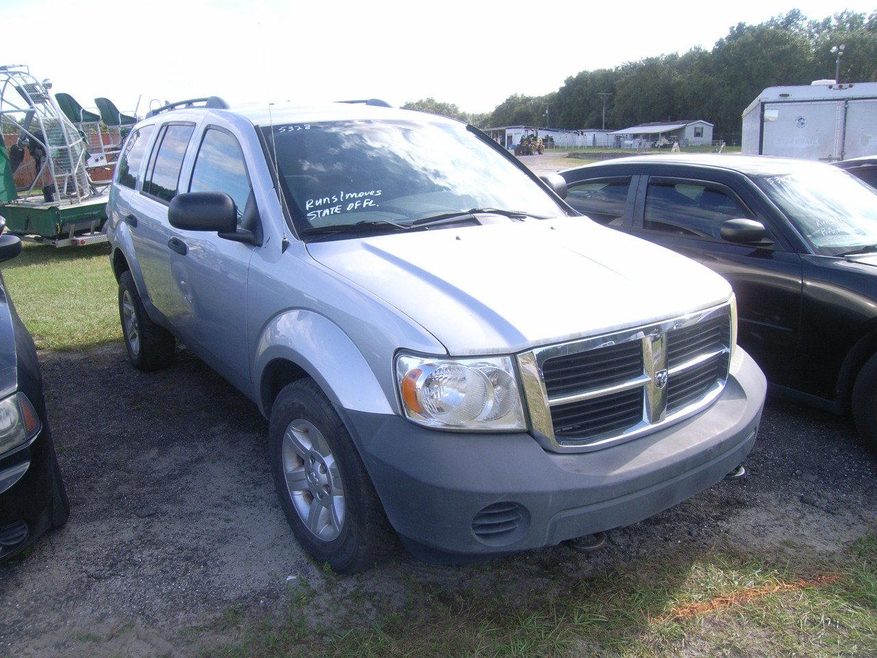 11-06126 (Cars-SUV 4D)  Seller:Florida State FWC 2007 DODG DURANGO