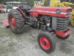 2-01138 (Equip.-Tractor)  Seller:Private/Dealer MASSEY FERGUSON 165 TRACTOR WITH BUSH