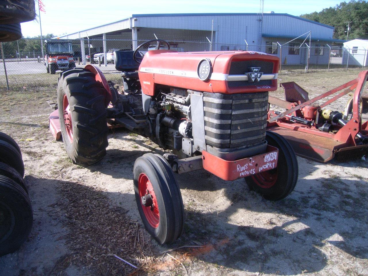 2-01138 (Equip.-Tractor)  Seller:Private/Dealer MASSEY FERGUSON 165 TRACTOR WITH BUSH