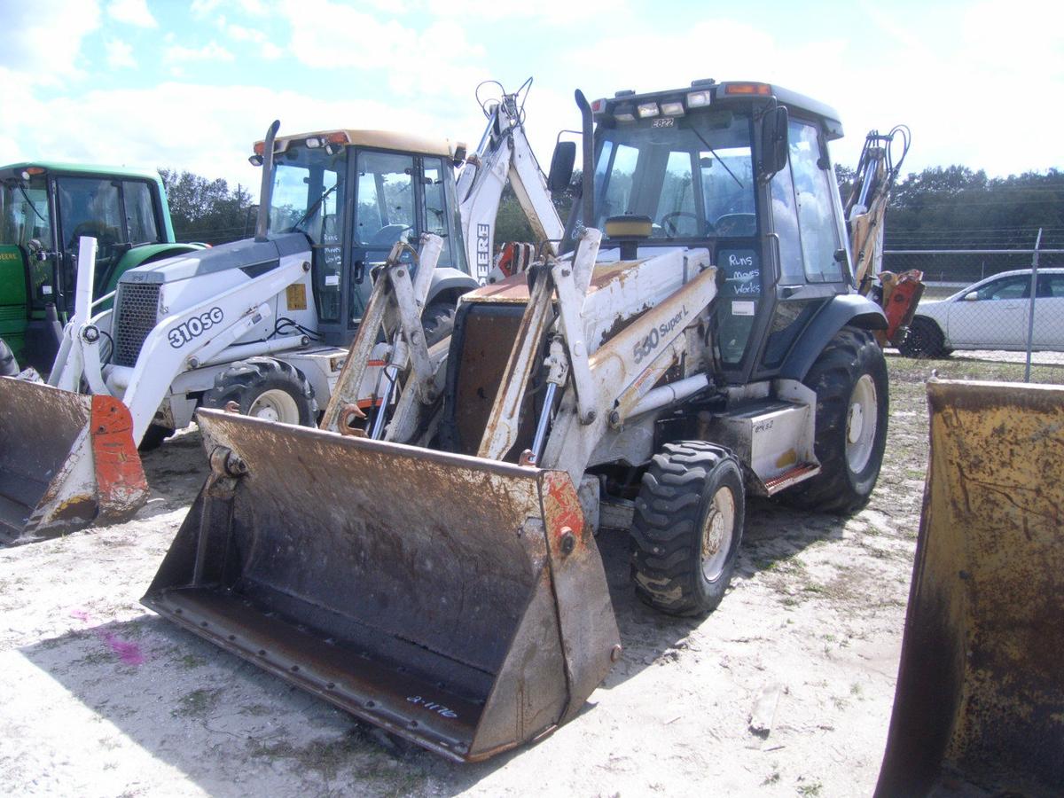 2-01176 (Equip.-Backhoe)  Seller:City of St.Petersburg CASE 580 SUPER L 4X4 TRACTOR LOADER