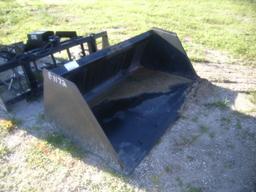 8-01172 (Equip.-Implement- misc.)  Seller:Private/Dealer MID STATE 1 YARD SKID STEER LOADER BUCKE