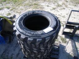 5-01156 (Equip.-Parts & accs.)  Seller:Private/Dealer (4) 12-16.5 SKID STEER LOADER TIRES